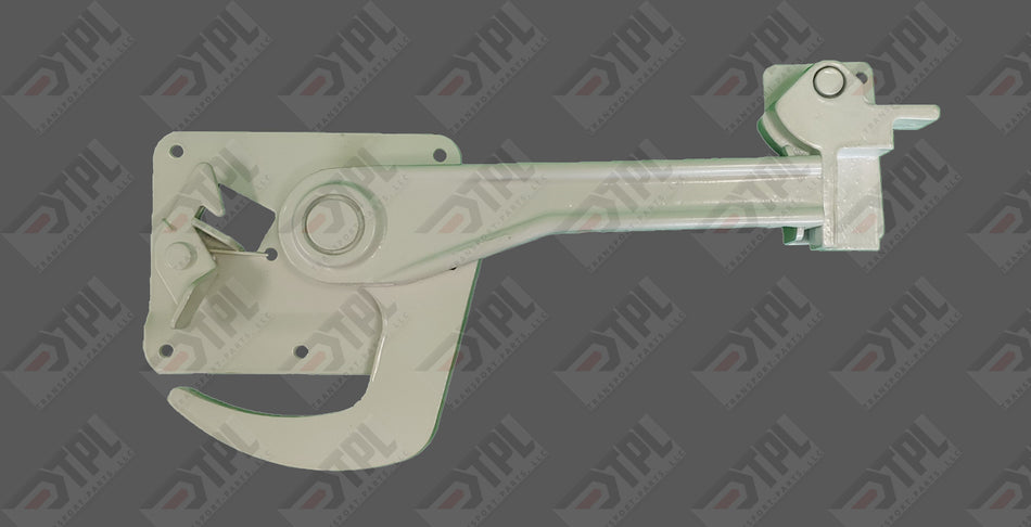 Whiting Style WHITE Door Lock & Keeper - Box Truck Trailer Roll Up Overhead Door