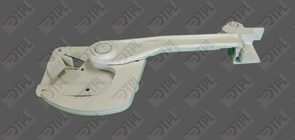 Whiting Style WHITE Door Lock & Keeper - Box Truck Trailer Roll Up Overhead Door