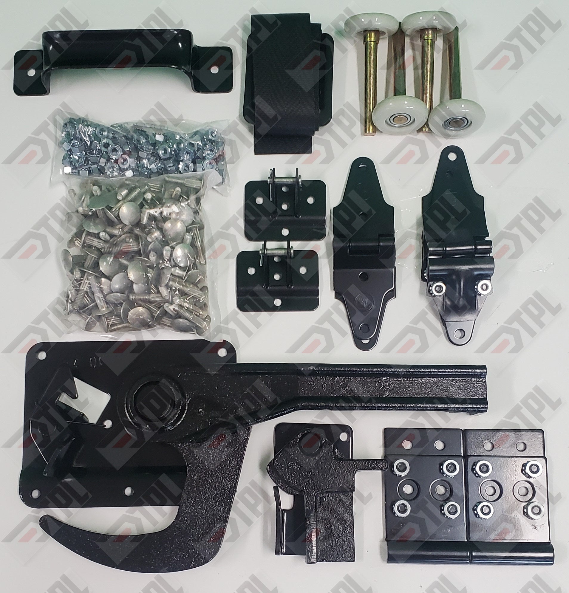 Whiting Style Complete Bottom Panel Repair Kit w/Hinges, Rollers, Lock