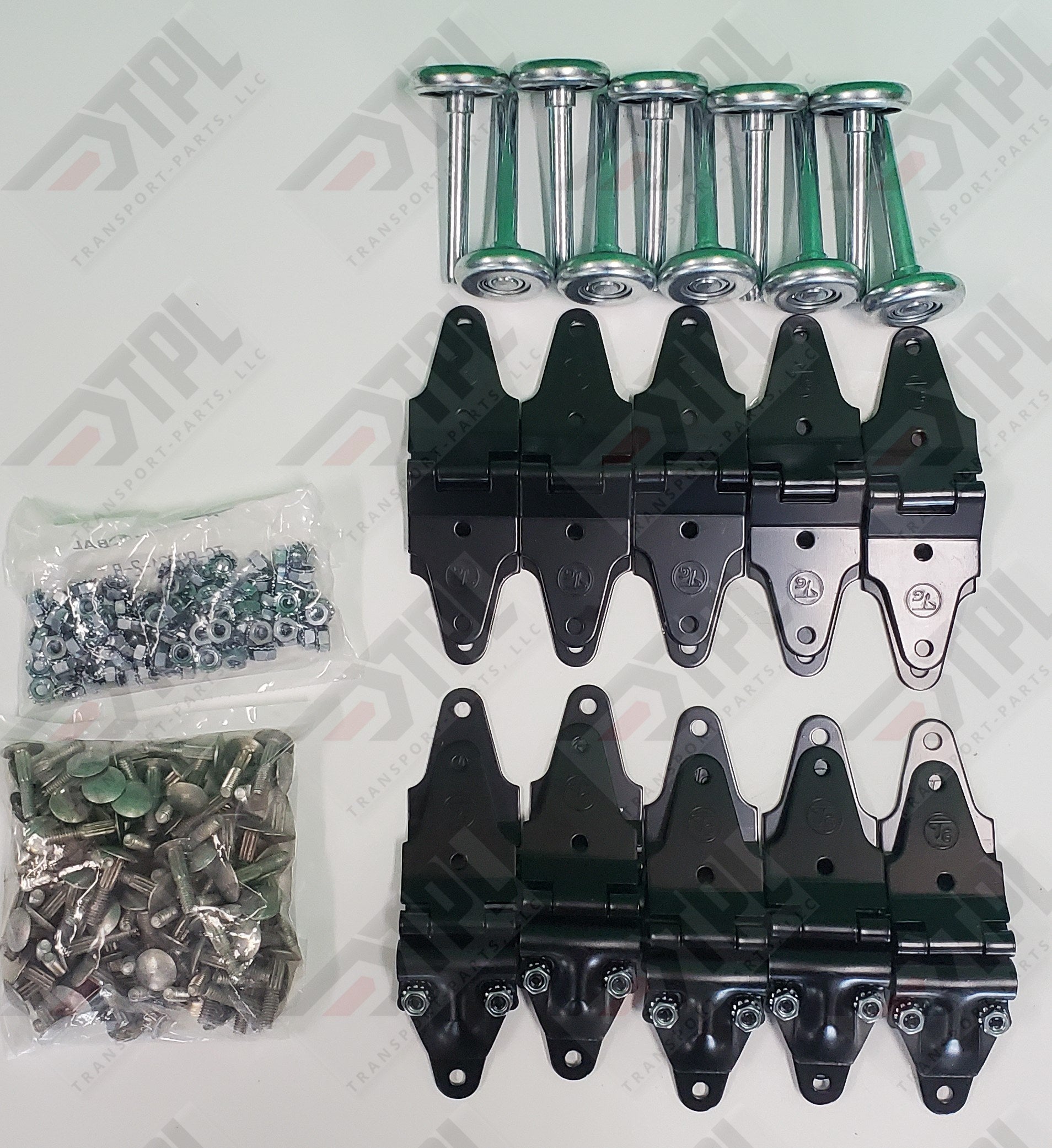 30 pack Whiting Overhead Truck Door Kit Center & End Hinges + 2" STEE