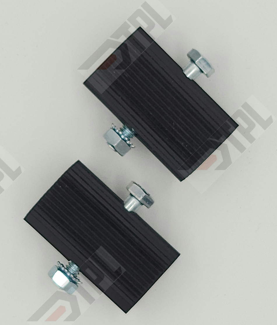 1" Black Track Stop - Kit