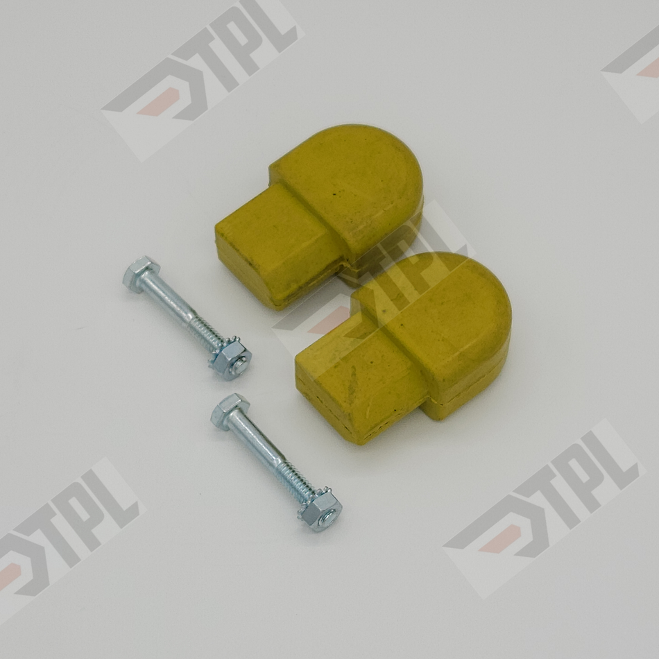 1" Yellow Track Stop Head Protector - Kit