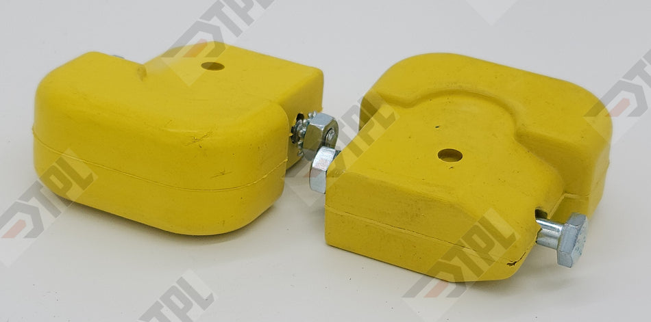 2" Yellow Track Stop Bumper Kit