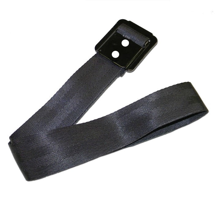 30" Pull Strap, Black Retainer, No Loop