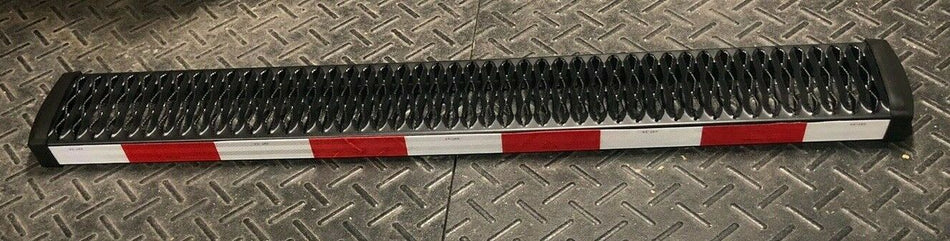 Running Board - 54" Black with Red/White Tape