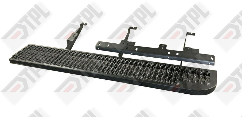 54" x 9.5" Heavy Duty Promaster Side Step with Bracket Kit and Fasteners
