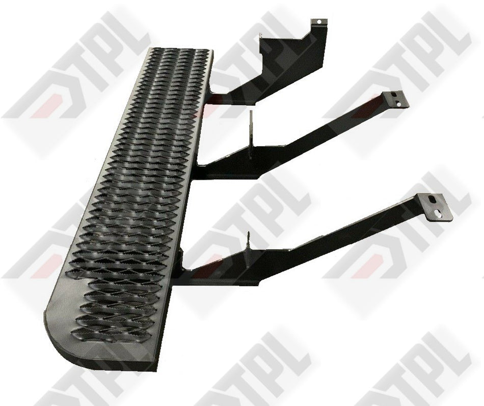 54" x 9.5" Heavy Duty Transit Side Step with Bracket Kit, and Fasteners