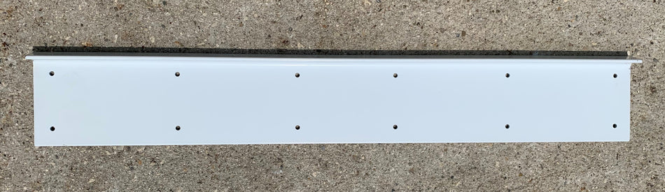 36" Rollup Door White Aluminum Fork lift Plate