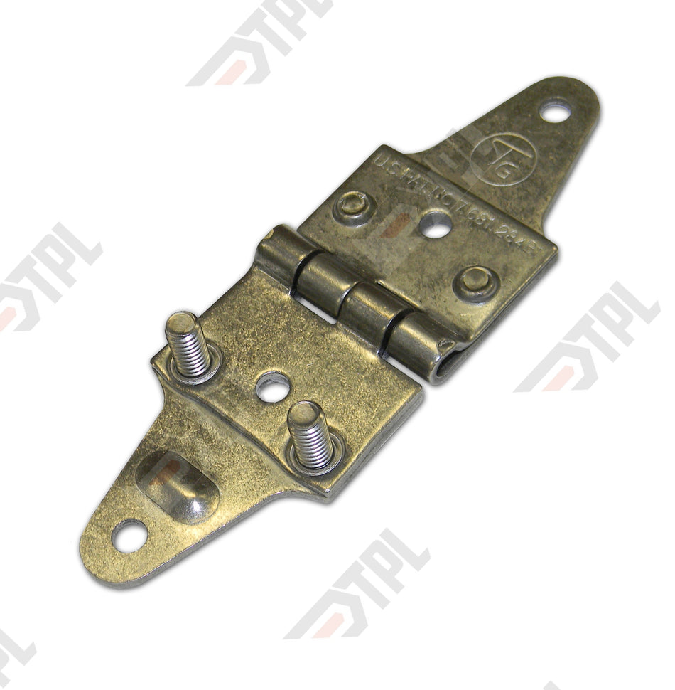 Stainless Steel HD End Hinge Base W/ 5/16" Studs