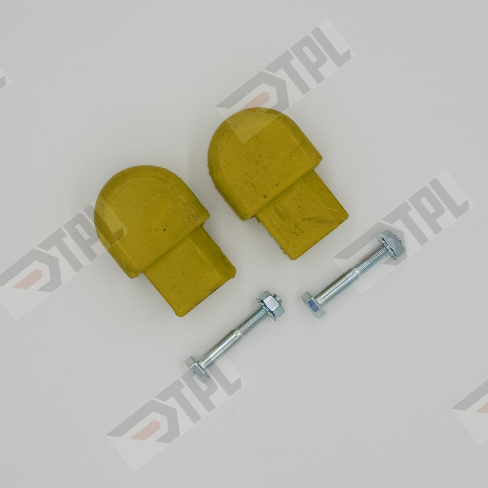 1" Yellow Track Stop Head Protector - Kit
